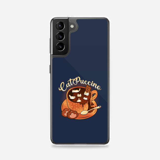 Catpuccino Kawaii Kittens-Samsung-Snap-Phone Case-tobefonseca