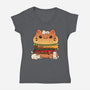 Catnivore Diet-Womens-V-Neck-Tee-tobefonseca