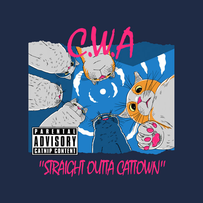 Straight Outta Cattown-Unisex-Crew Neck-Sweatshirt-naomori