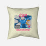 Straight Outta Cattown-None-Non-Removable Cover w Insert-Throw Pillow-naomori