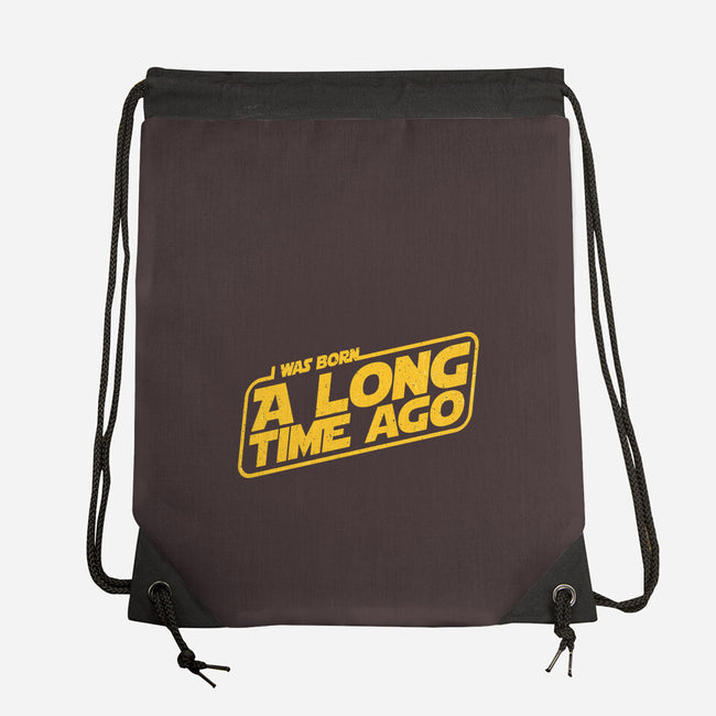 Born A Long Time Ago-None-Drawstring-Bag-retrodivision