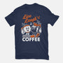 Live Laugh Coffee-Mens-Basic-Tee-Nemons