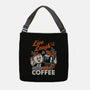 Live Laugh Coffee-None-Adjustable Tote-Bag-Nemons