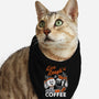 Live Laugh Coffee-Cat-Bandana-Pet Collar-Nemons