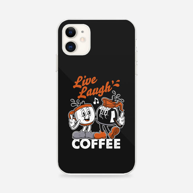 Live Laugh Coffee-iPhone-Snap-Phone Case-Nemons