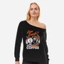 Live Laugh Coffee-Womens-Off Shoulder-Sweatshirt-Nemons