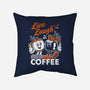 Live Laugh Coffee-None-Non-Removable Cover w Insert-Throw Pillow-Nemons