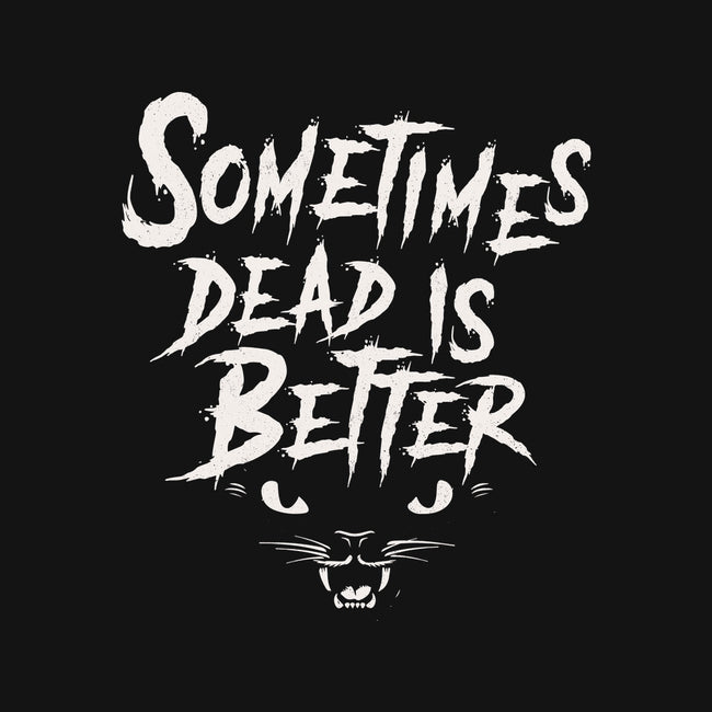 Sometimes Dead Is Better-Womens-Off Shoulder-Tee-Nemons