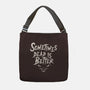 Sometimes Dead Is Better-None-Adjustable Tote-Bag-Nemons