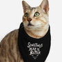 Sometimes Dead Is Better-Cat-Bandana-Pet Collar-Nemons