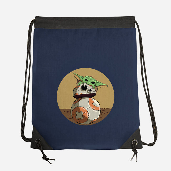 Bite My Robot-None-Drawstring-Bag-nickzzarto