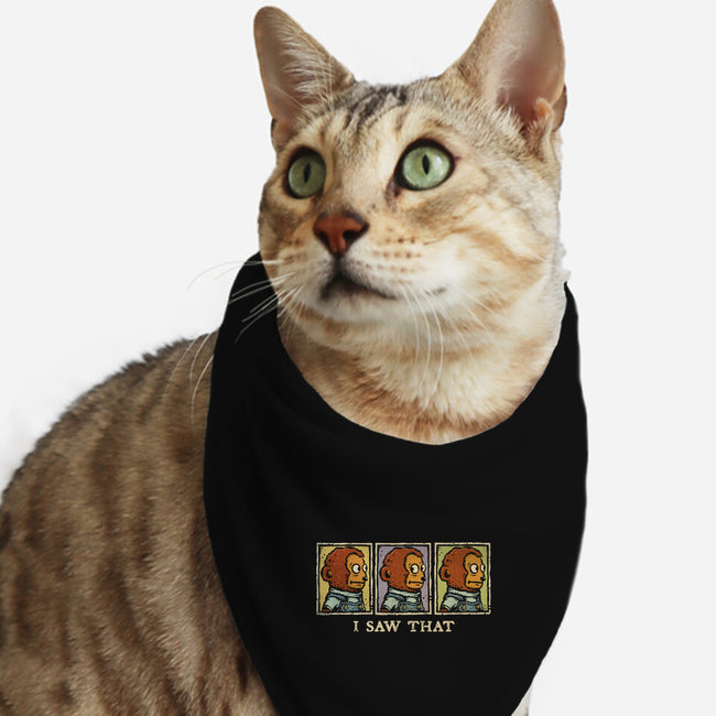 Side Eyes-Cat-Bandana-Pet Collar-kg07