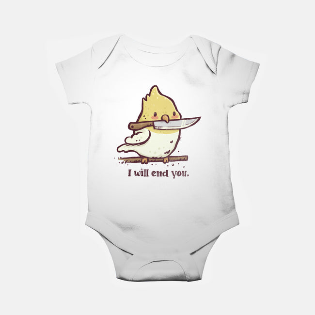 I Will End You-Baby-Basic-Onesie-kg07