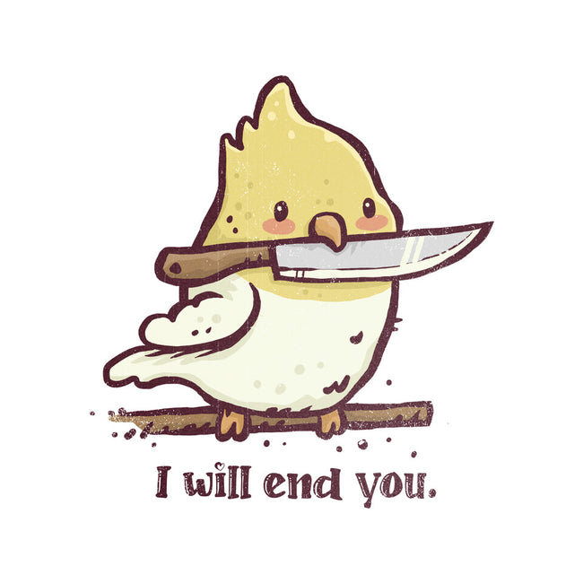I Will End You-Cat-Basic-Pet Tank-kg07