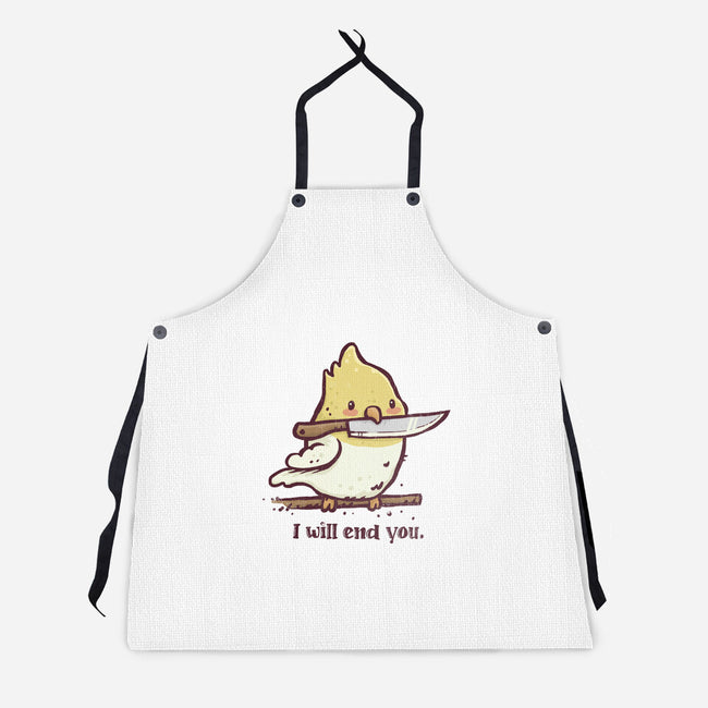 I Will End You-Unisex-Kitchen-Apron-kg07