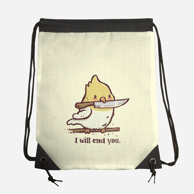 I Will End You-None-Drawstring-Bag-kg07