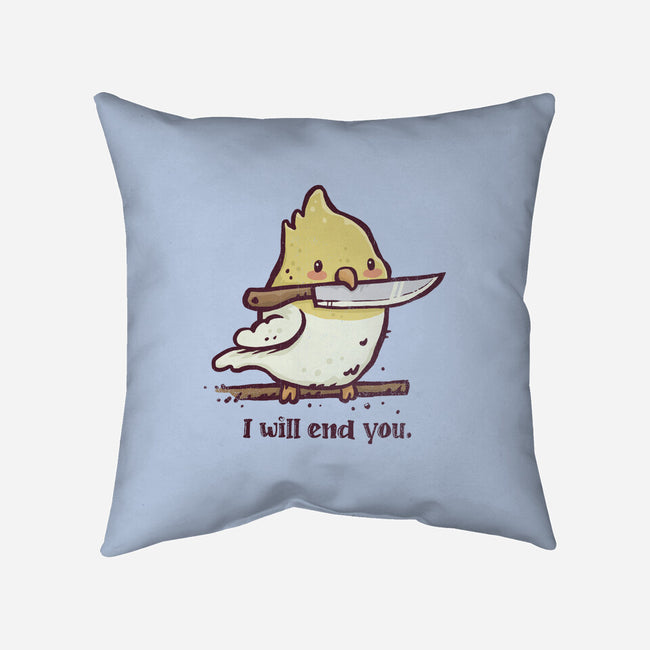 I Will End You-None-Removable Cover w Insert-Throw Pillow-kg07