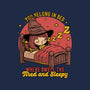 Witch Sleeping In Bed-Womens-V-Neck-Tee-Studio Mootant