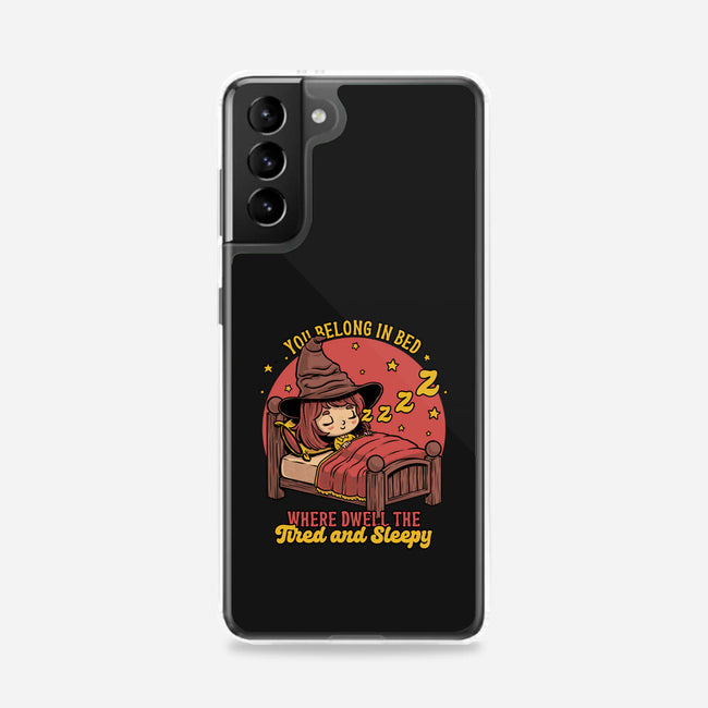 Witch Sleeping In Bed-Samsung-Snap-Phone Case-Studio Mootant