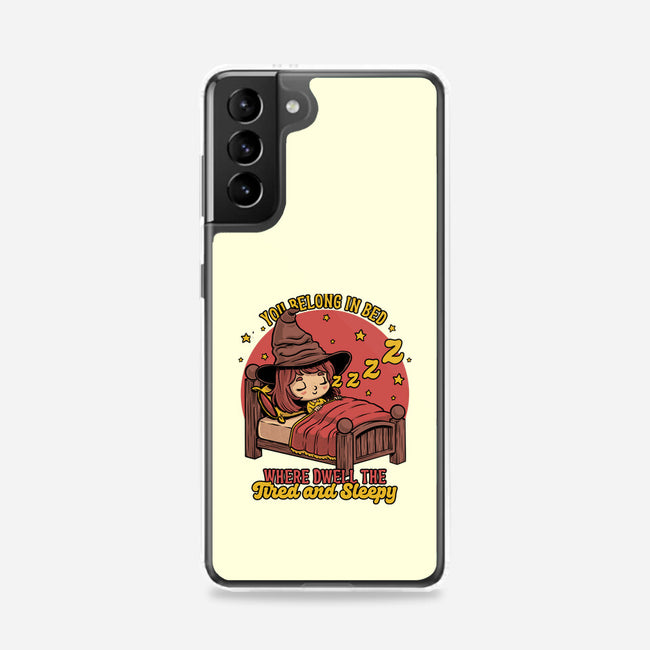 Witch Sleeping In Bed-Samsung-Snap-Phone Case-Studio Mootant