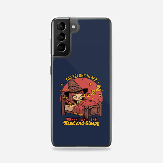 Witch Sleeping In Bed-Samsung-Snap-Phone Case-Studio Mootant