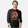 Witch Sleeping In Bed-Mens-Long Sleeved-Tee-Studio Mootant