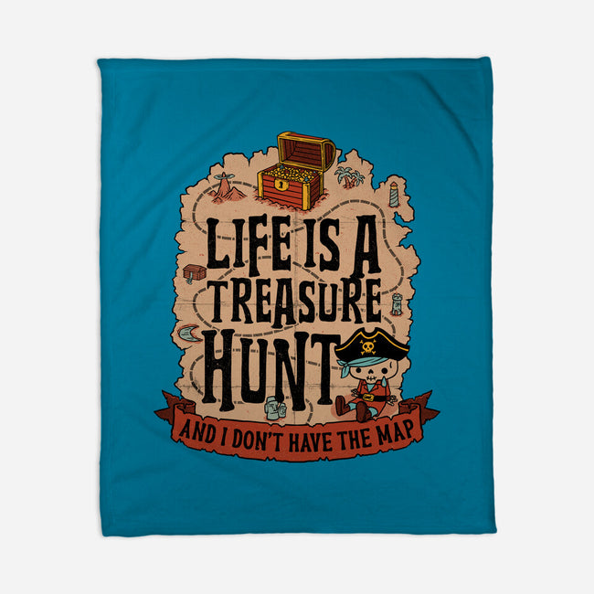 Pirate Life Treasure-None-Fleece-Blanket-Studio Mootant
