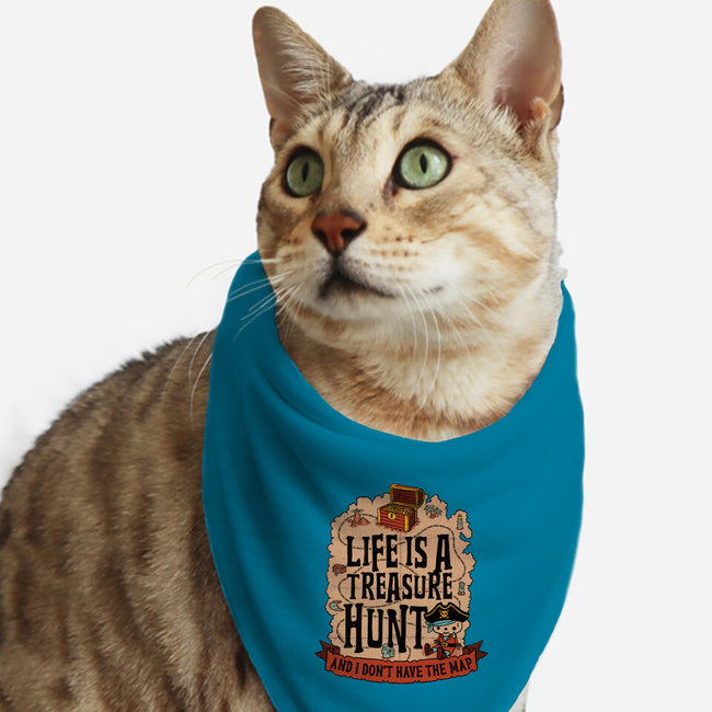 Pirate Life Treasure-Cat-Bandana-Pet Collar-Studio Mootant