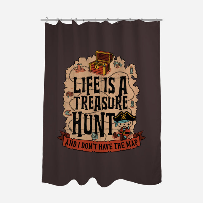 Pirate Life Treasure-None-Polyester-Shower Curtain-Studio Mootant