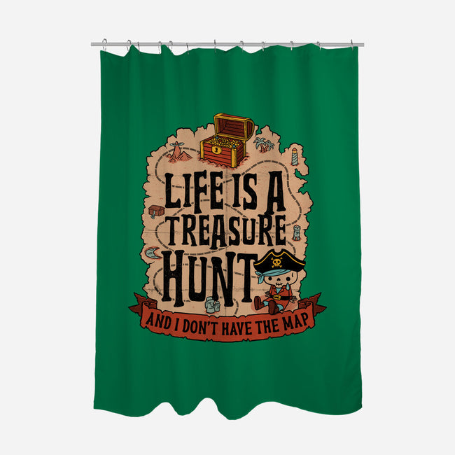 Pirate Life Treasure-None-Polyester-Shower Curtain-Studio Mootant