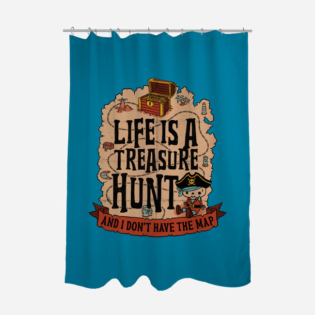 Pirate Life Treasure-None-Polyester-Shower Curtain-Studio Mootant