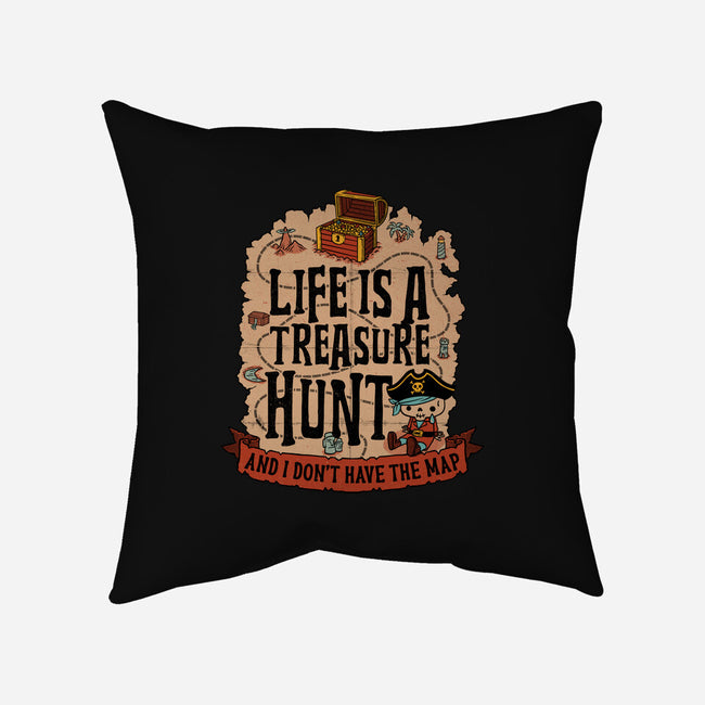 Pirate Life Treasure-None-Removable Cover w Insert-Throw Pillow-Studio Mootant