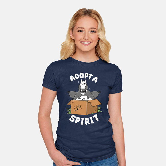 Adopt A Spirit-Womens-Fitted-Tee-Tri haryadi