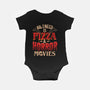 All I Need Is Pizza And Horror Movies-Baby-Basic-Onesie-eduely