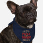 All I Need Is Pizza And Horror Movies-Dog-Bandana-Pet Collar-eduely