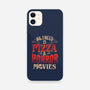 All I Need Is Pizza And Horror Movies-iPhone-Snap-Phone Case-eduely