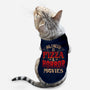All I Need Is Pizza And Horror Movies-Cat-Basic-Pet Tank-eduely