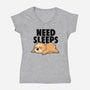 Need Sleeps-Womens-V-Neck-Tee-koalastudio