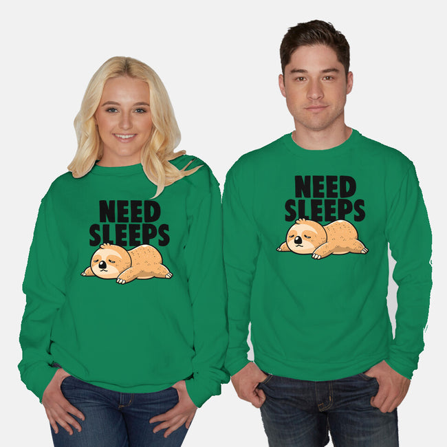 Need Sleeps-Unisex-Crew Neck-Sweatshirt-koalastudio