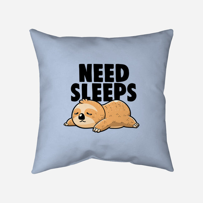 Need Sleeps-None-Non-Removable Cover w Insert-Throw Pillow-koalastudio