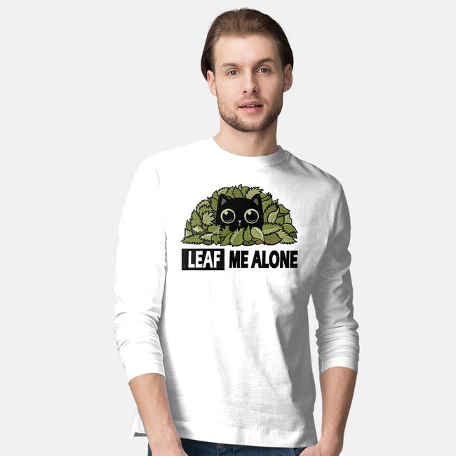 Leaf Me Alone-Mens-Long Sleeved-Tee-erion_designs