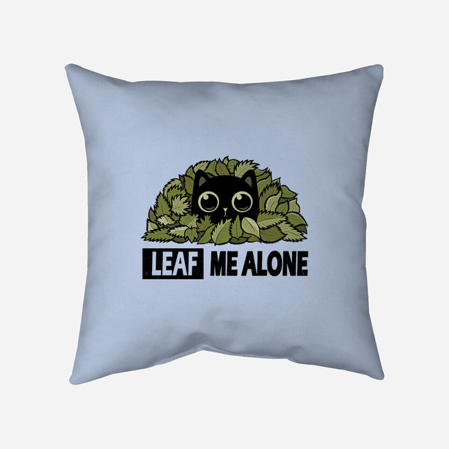 Leaf Me Alone-None-Removable Cover-Throw Pillow-erion_designs