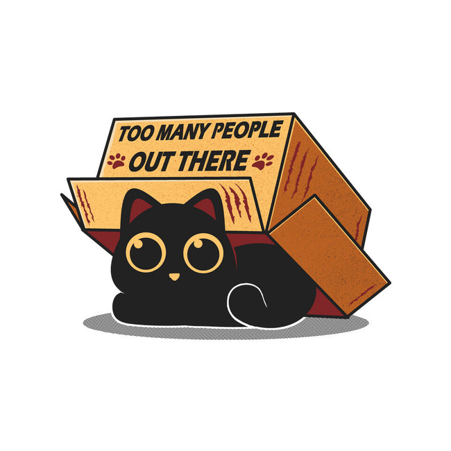 Too Many People Out There-Cat-Basic-Pet Tank-erion_designs