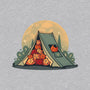 Cat Camping-Womens-Off Shoulder-Sweatshirt-erion_designs