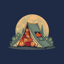 Cat Camping-None-Glossy-Sticker-erion_designs