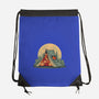 Cat Camping-None-Drawstring-Bag-erion_designs