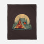 Cat Camping-None-Fleece-Blanket-erion_designs