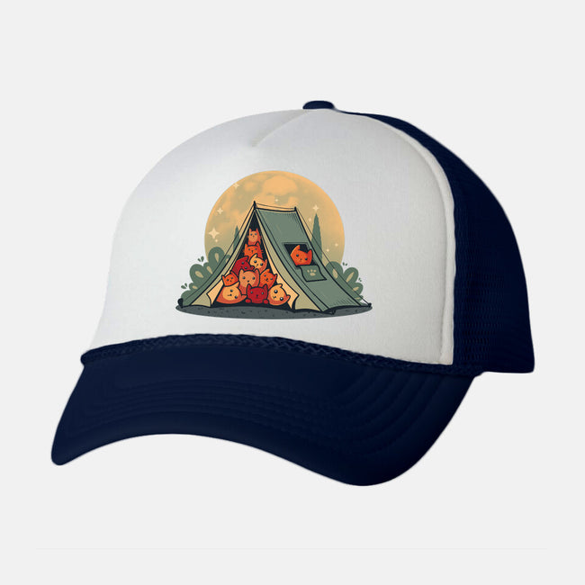 Cat Camping-Unisex-Trucker-Hat-erion_designs