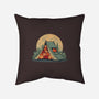 Cat Camping-None-Removable Cover-Throw Pillow-erion_designs