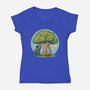 Cookie Tree-Womens-V-Neck-Tee-erion_designs